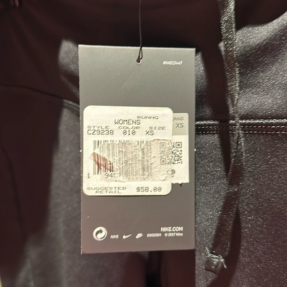 NEW Nike Power Epic Fast Tight Fit Run Leggings Mesh Dri fit Women's Sz XS Black - Picture 3 of 11